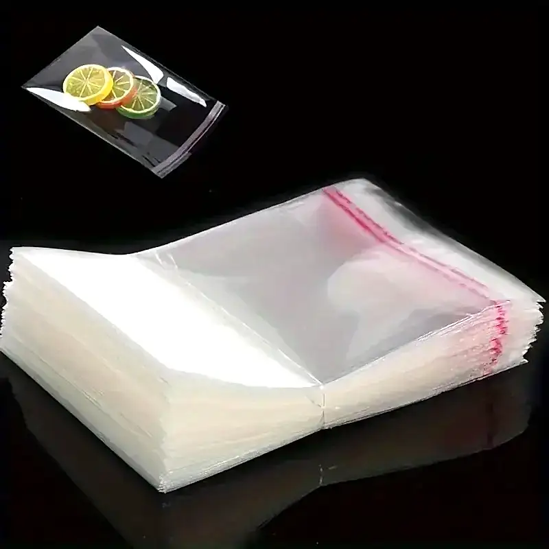Şeffaf Plastik Bantlı Kendinden Yapışkanlı Opp Jelatin Poşet 15x20 100 Adet