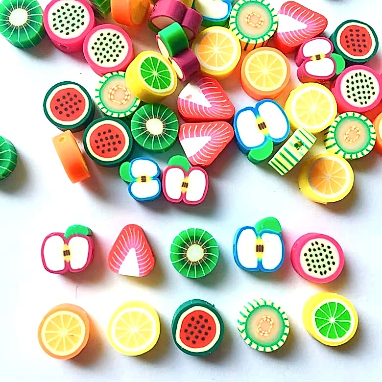 Fimo Hamur Boncuk Meyveler